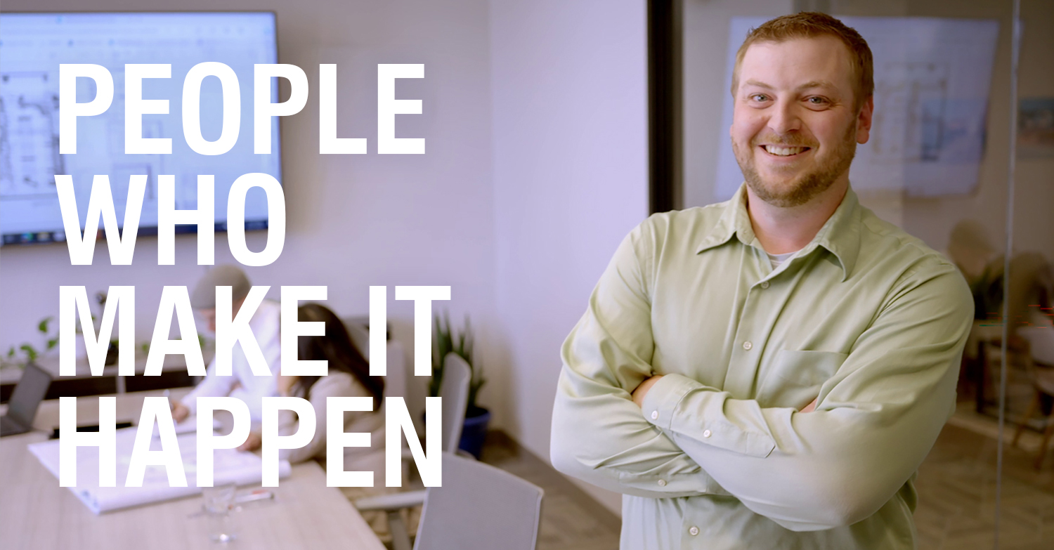 Mike Towle in the Portland office conference room.